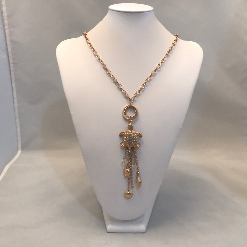 Turtle Necklace and Earring Set